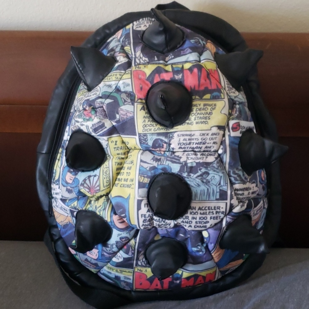Batman Spiked Backpack Comic Koopa Shell Turtle